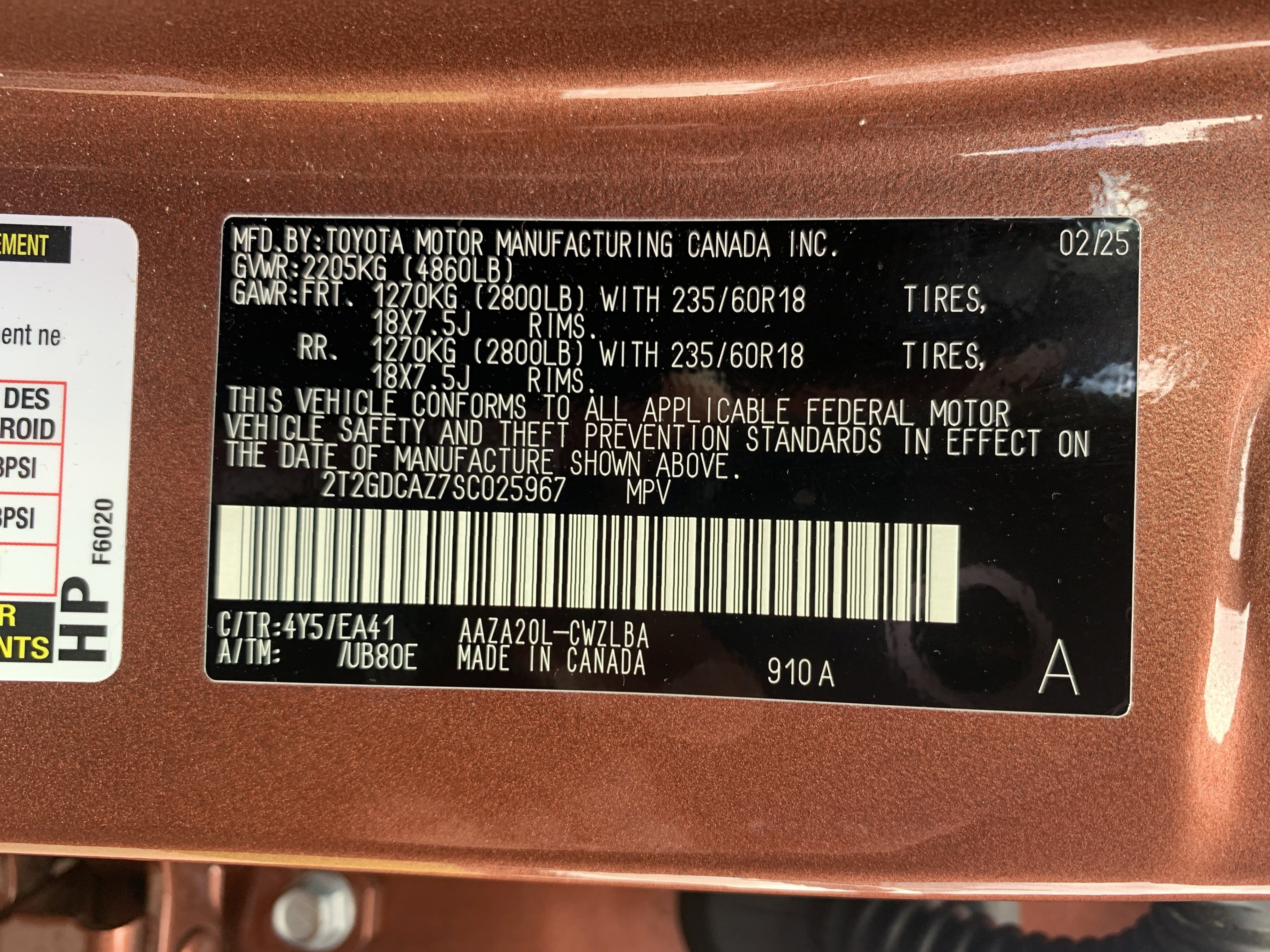 Certified 2025 Lexus NX 250 FWD w/ Towing Package (2000 Lbs) image 36