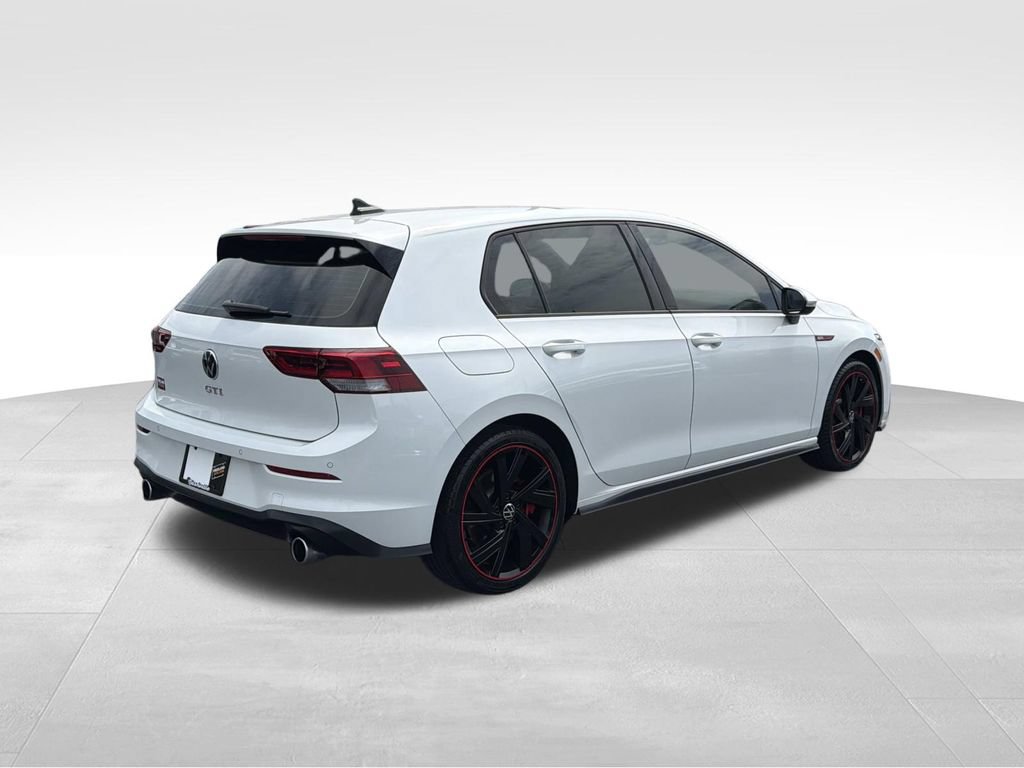 Used 2022 Volkswagen GTI SE w/ Black Wheel Package FWD image 3