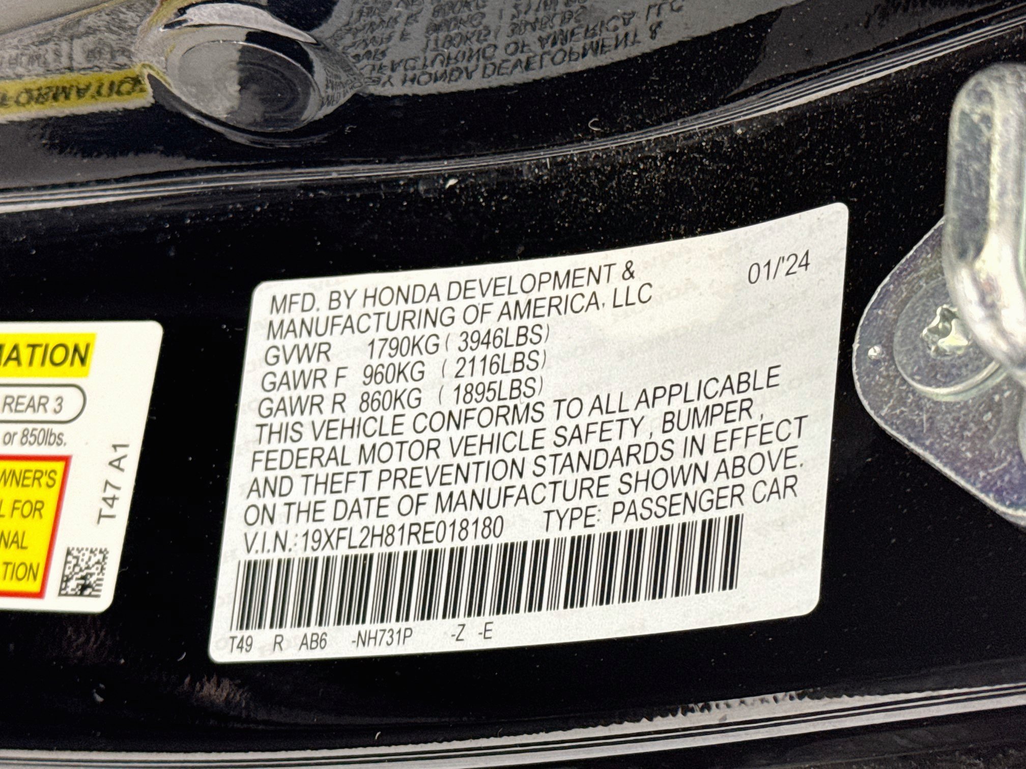 Certified 2024 Honda Civic Sport image 29