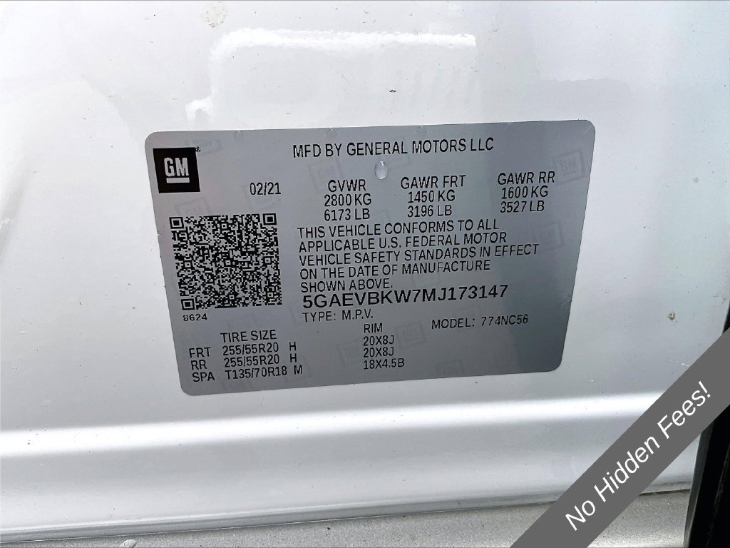 Used 2021 Buick Enclave Premium w/ Sun and Sites Package AWD/4WD image 29