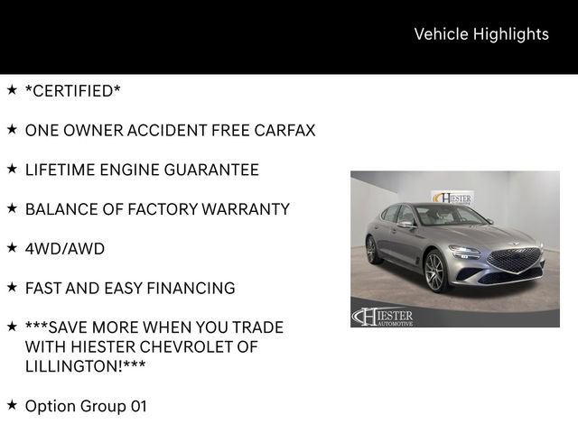 Used 2025 Genesis G70 2.5T AWD/4WD image 8