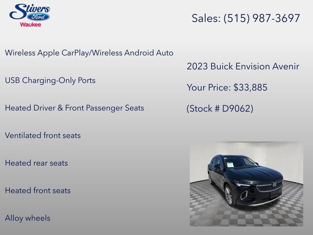 Used 2023 Buick Envision Avenir AWD/4WD image 22
