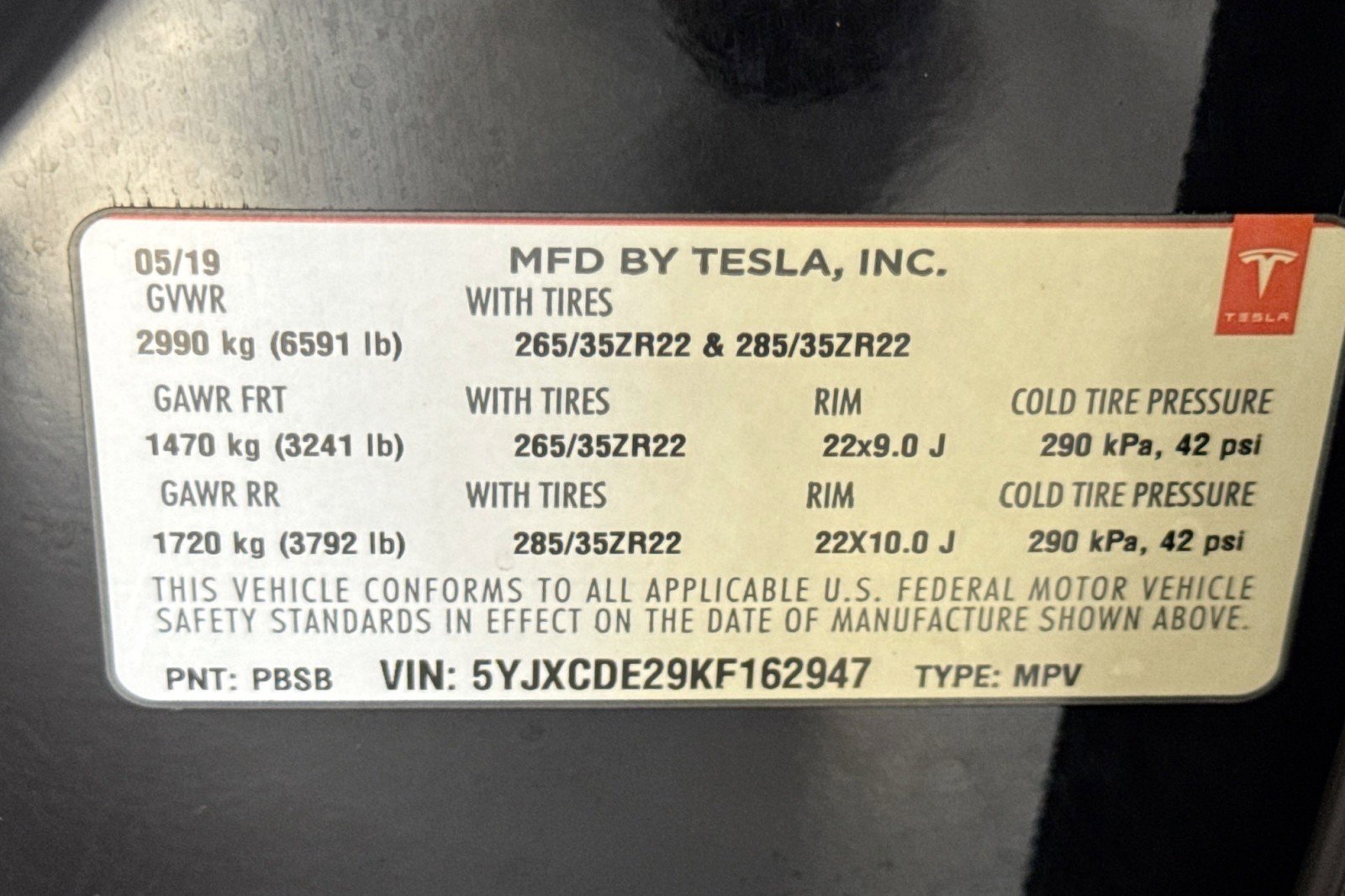 Used 2019 Tesla Model X AWD/4WD image 30