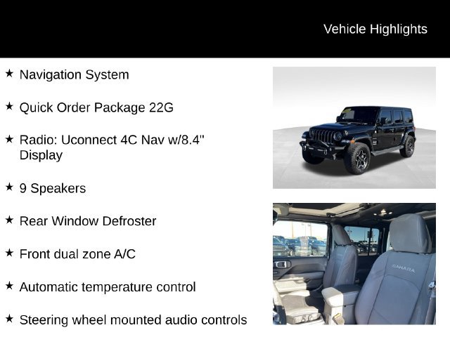 Used 2022 Jeep Wrangler Unlimited Sahara AWD/4WD image 8
