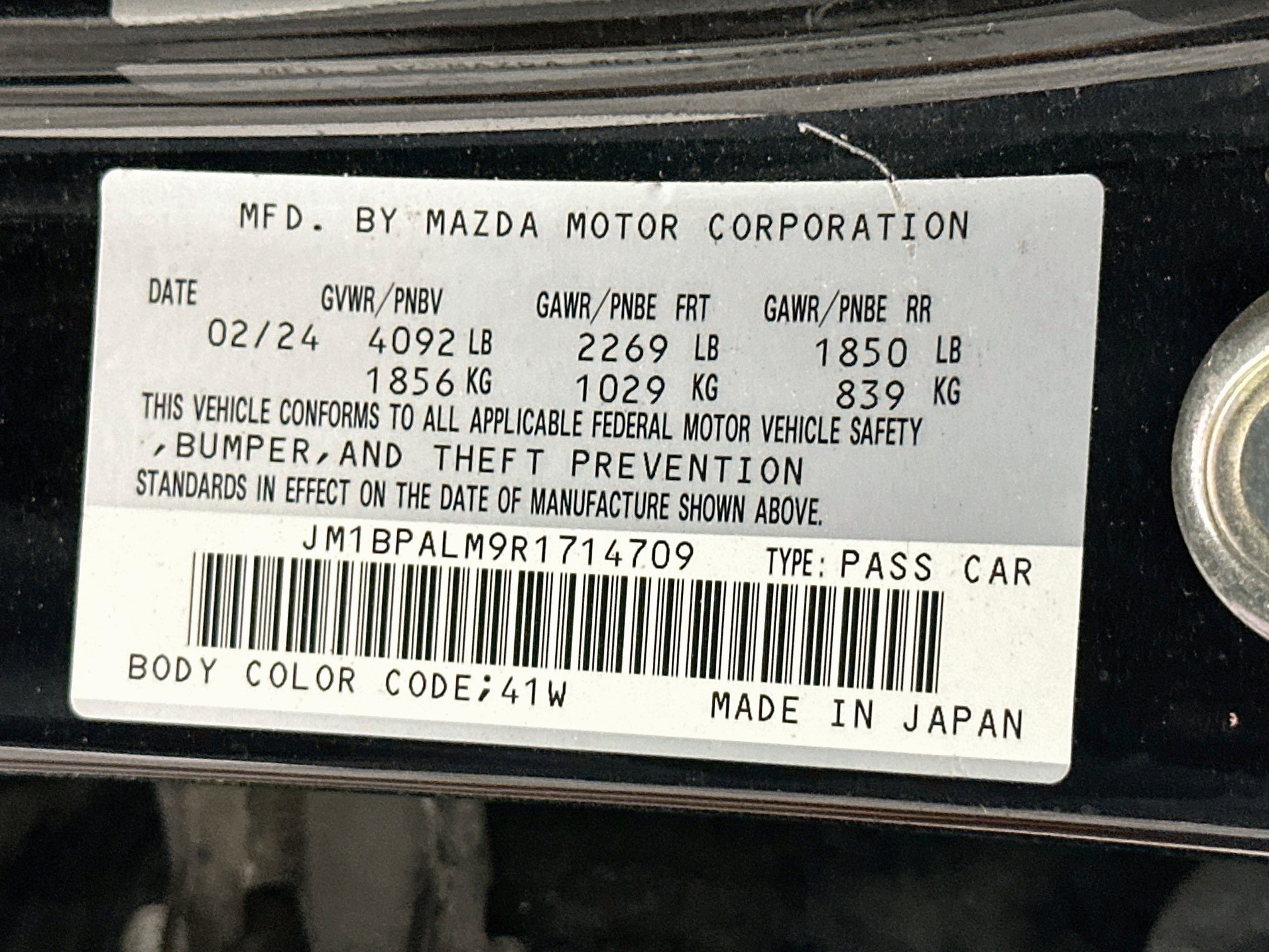 Used 2024 MAZDA MAZDA3 s FWD image 12