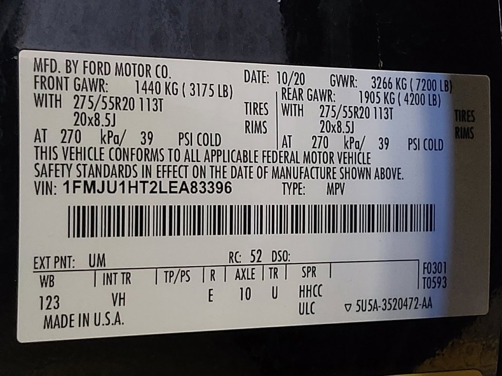Used 2020 Ford Expedition XLT w/ Black Accent Package RWD image 33