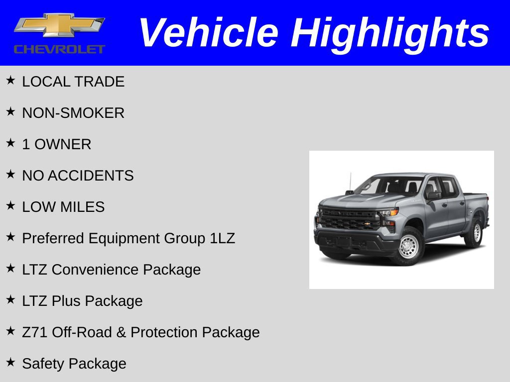 Used 2023 Chevrolet Silverado 1500 LTZ AWD/4WD image 2