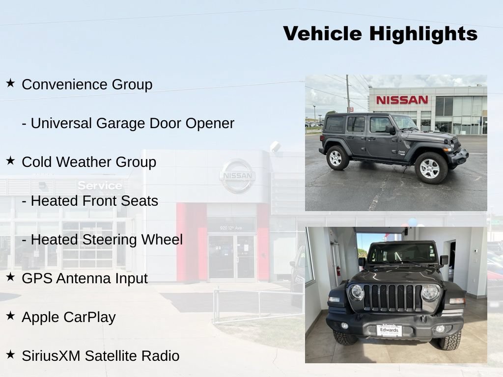 Used 2018 Jeep Wrangler Unlimited Sport S AWD/4WD image 10
