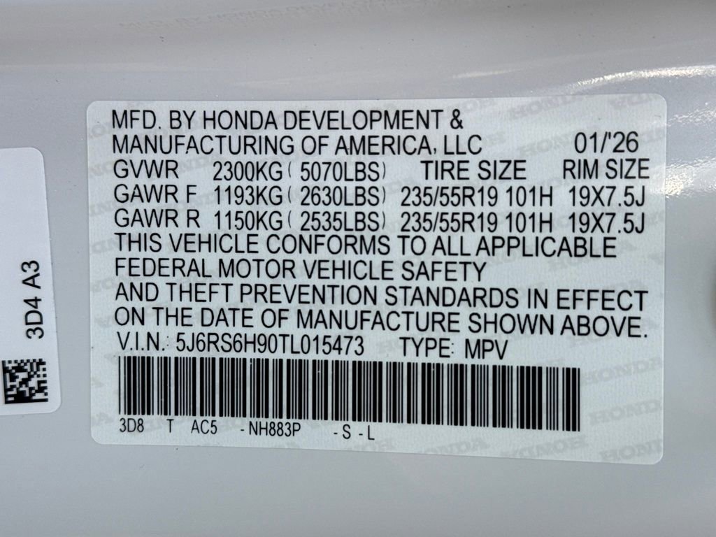 New 2026 Honda CR-V Sport Touring image 28