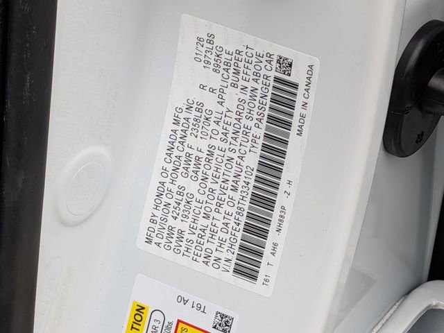 New 2026 Honda Civic Sport image 33