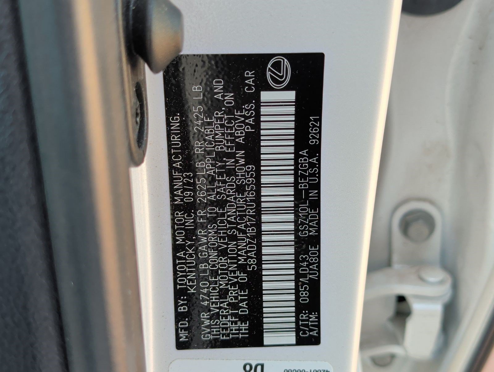 Used 2024 Lexus ES 350 w/ Premium Package FWD image 31