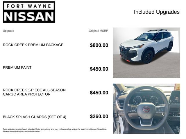 New 2026 Nissan Rogue SV w/ Rock Creek Premium Package AWD/4WD image 4