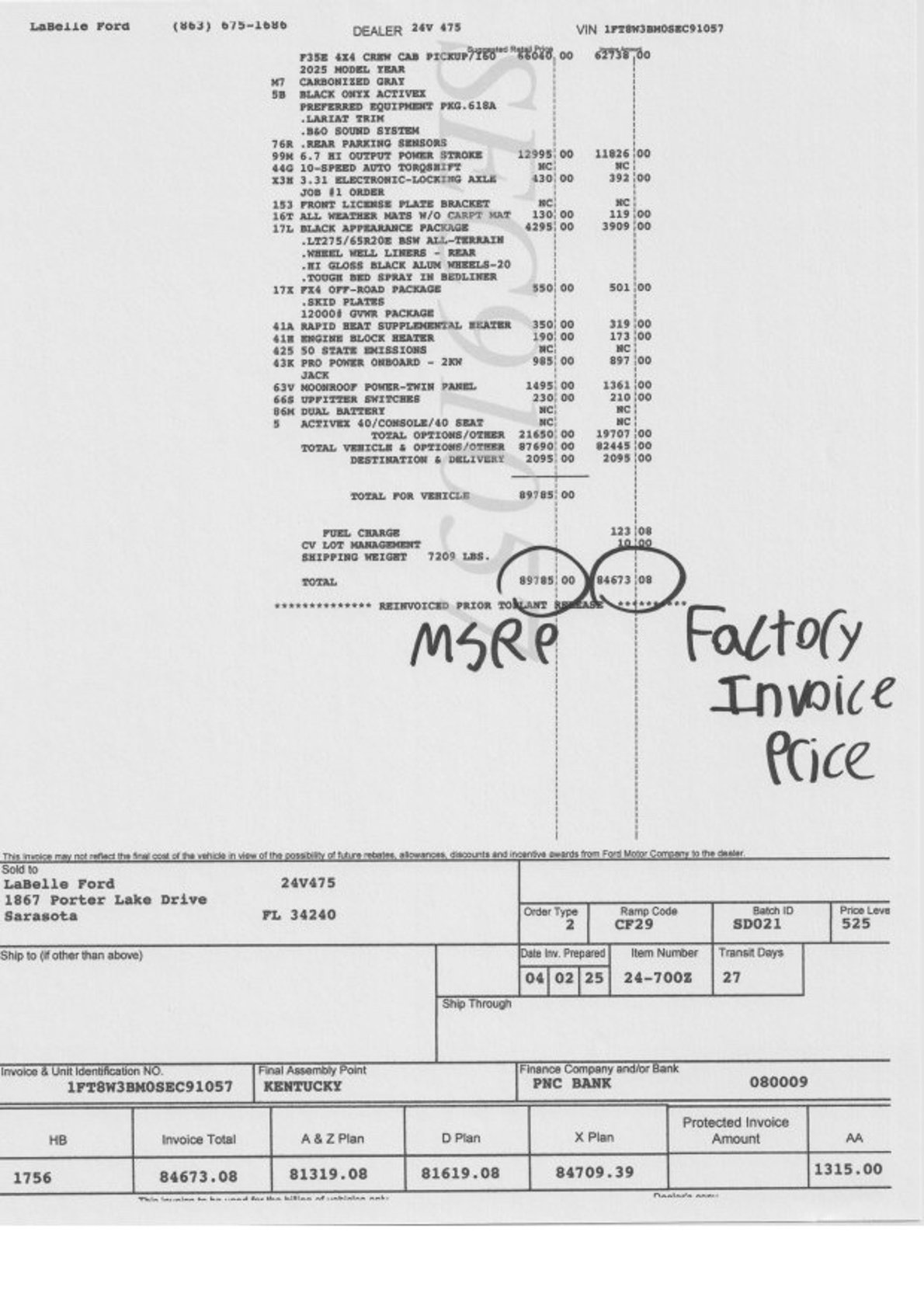 New 2025 Ford F350 Lariat w/ Black Appearance Package image 2