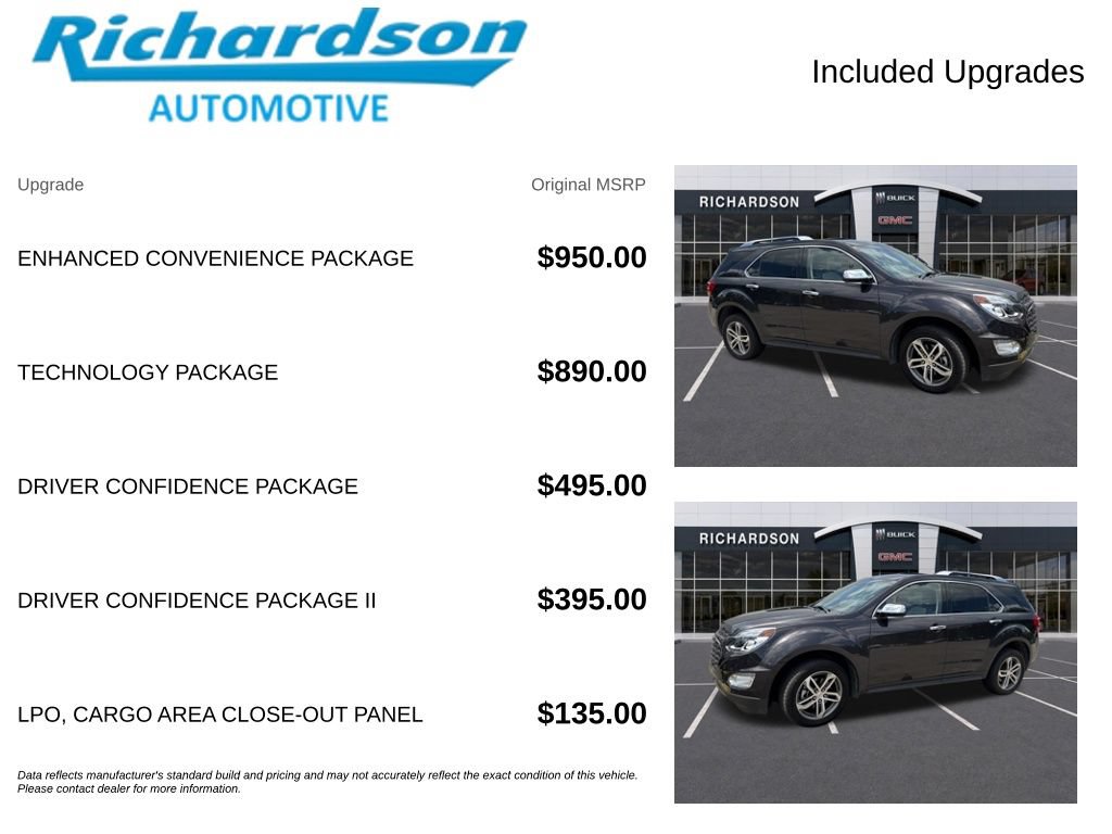 Used 2016 Chevrolet Equinox LTZ w/ Enhanced Convenience Package FWD image 6