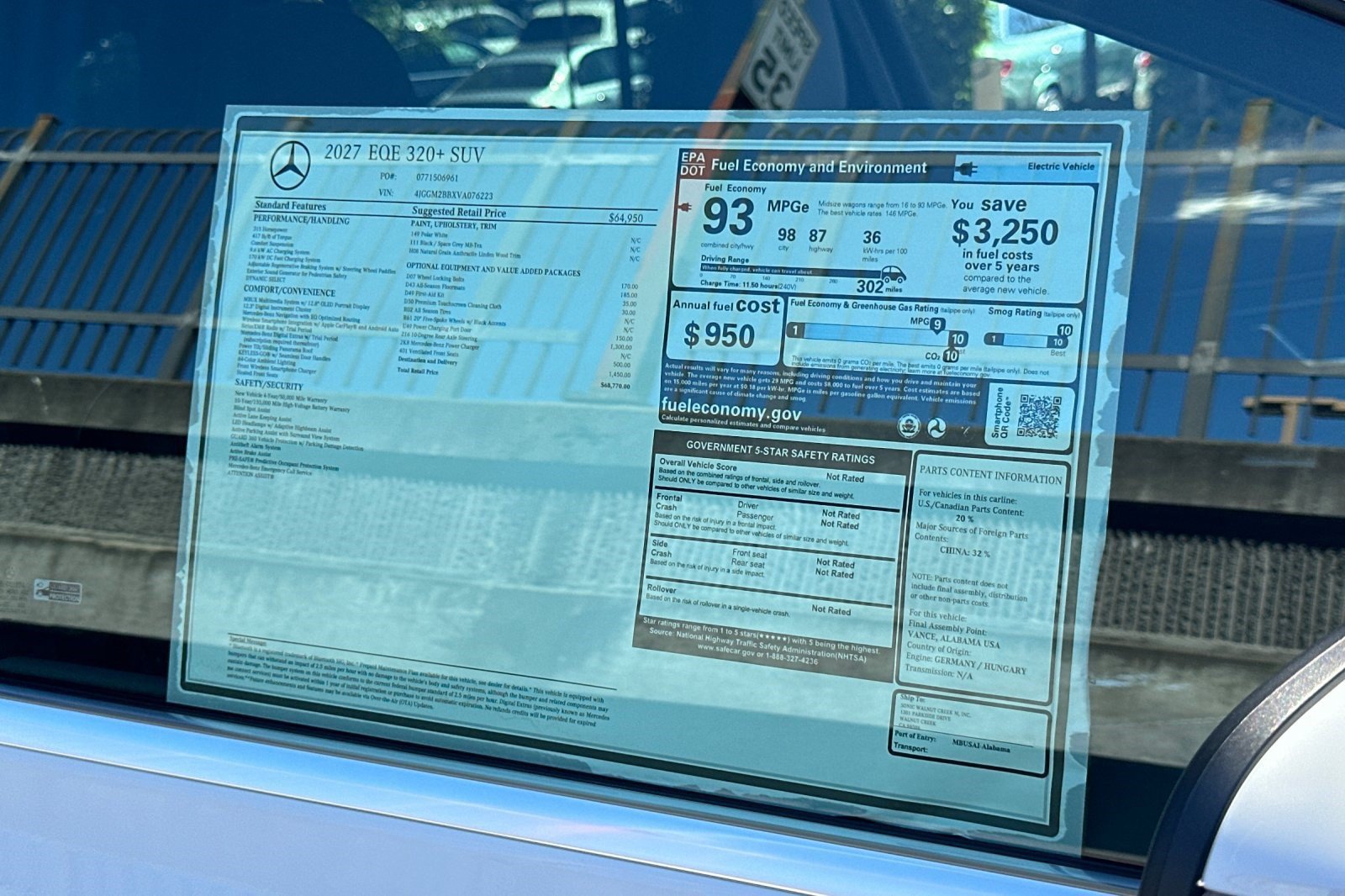 New 2027 Mercedes-Benz EQE 320+ SUV image 30