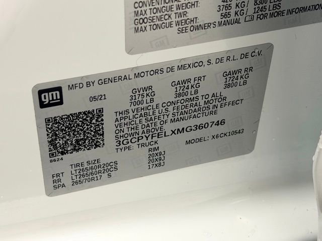 Certified 2021 Chevrolet Silverado 1500 LT Trail Boss w/ LT Trail Boss Premium Package image 25