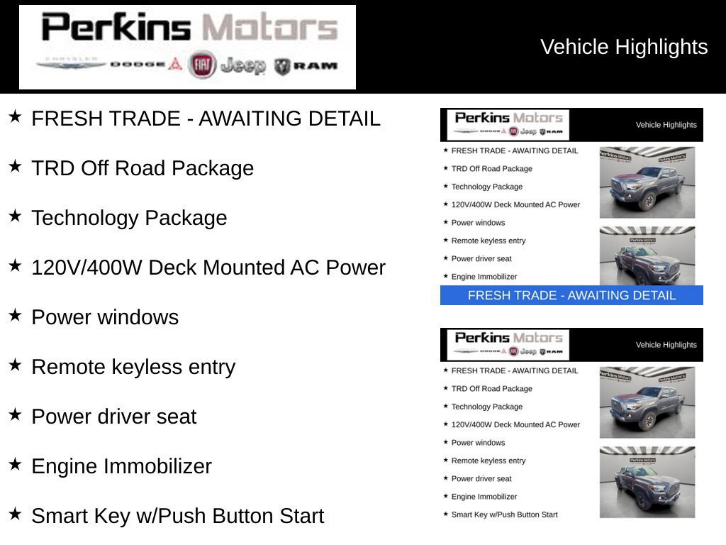 Used 2020 Toyota Tacoma TRD Off-Road w/ Technology Package AWD/4WD image 15