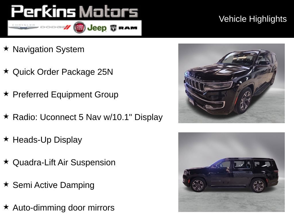 Used 2023 Jeep Wagoneer Series III w/ Preferred Equipment Group image 2