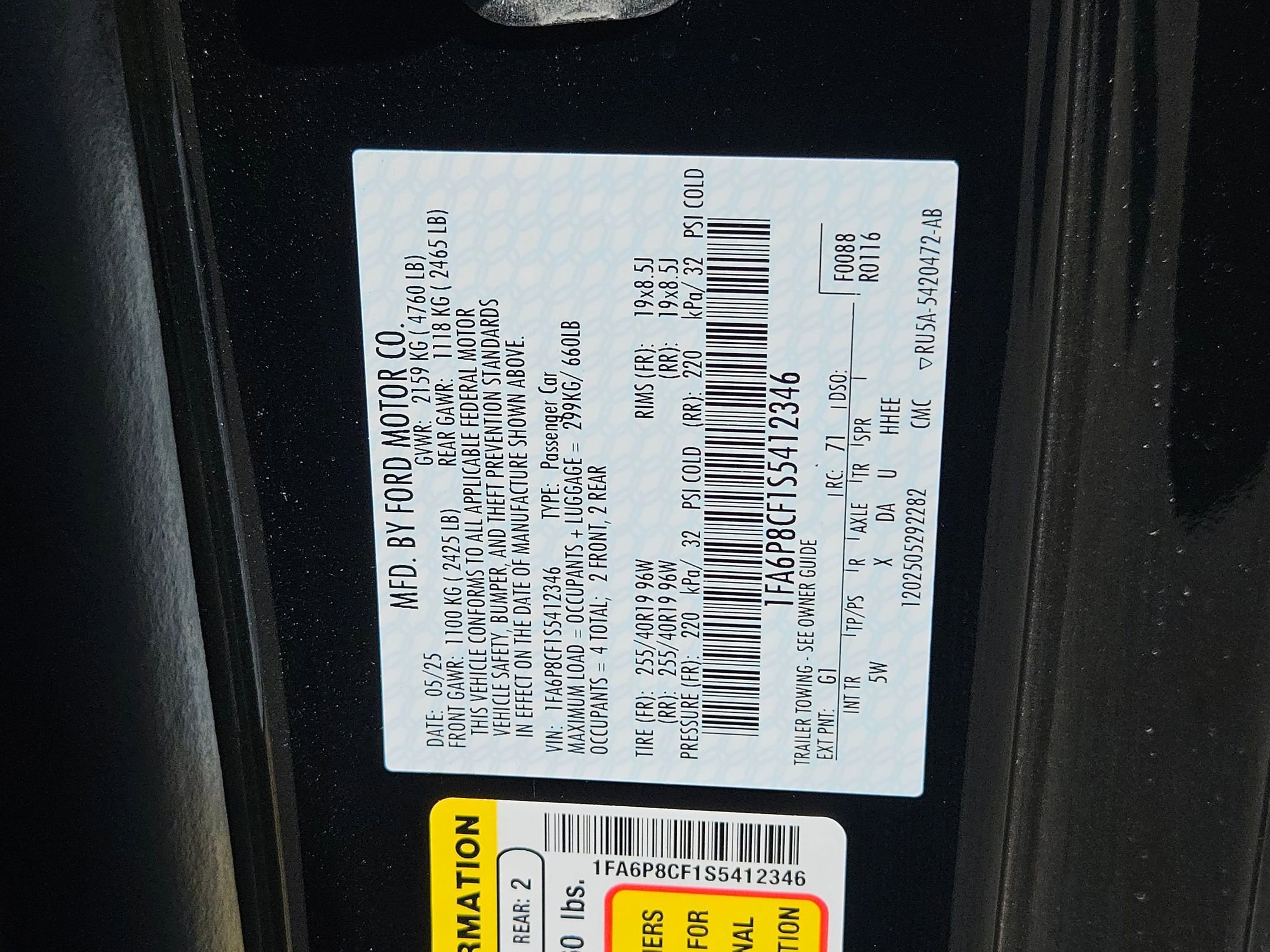 New 2025 Ford Mustang GT Premium image 15