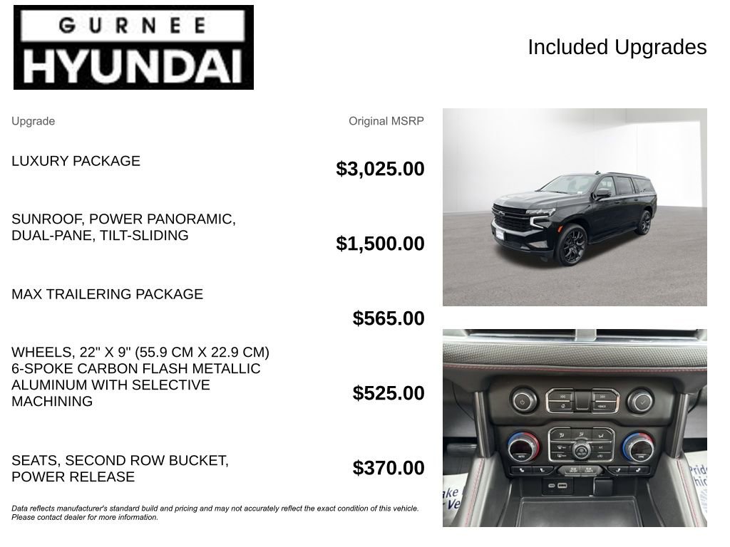 Used 2024 Chevrolet Suburban RST w/ Luxury Package image 4