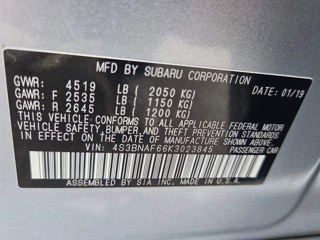 Used 2019 Subaru Legacy 2.5i Premium image 20