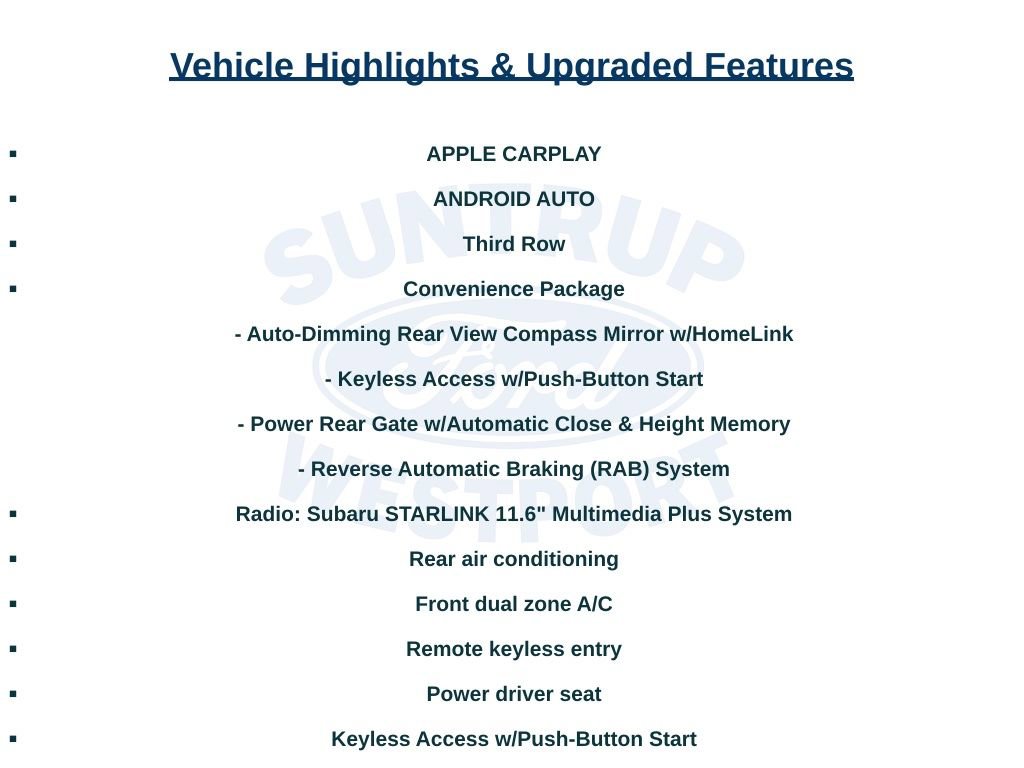 Used 2024 Subaru Ascent Premium w/ Convenience Package AWD/4WD image 7