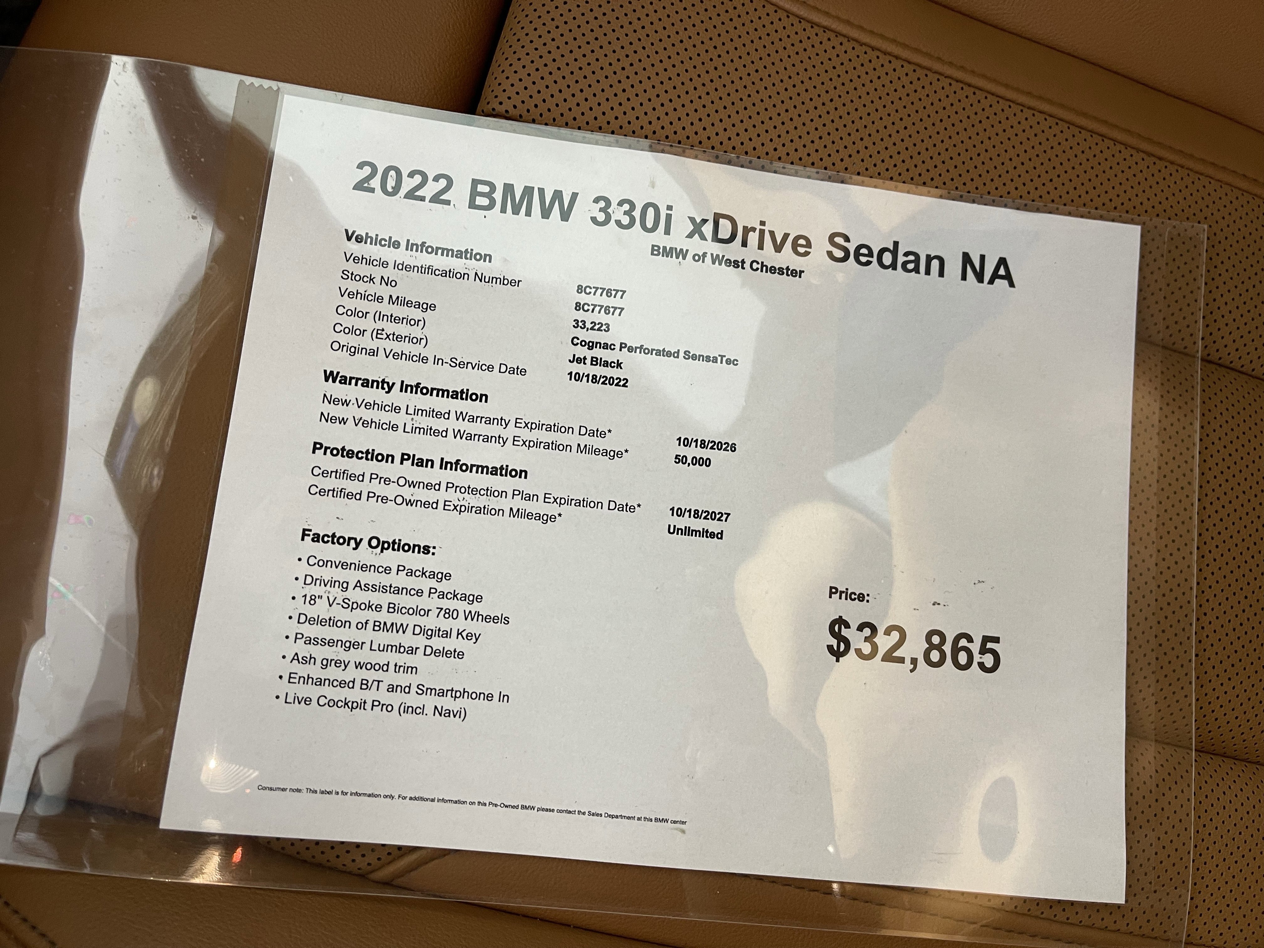 Certified 2022 BMW 330i xDrive Sedan w/ Driving Assistance Package image 18