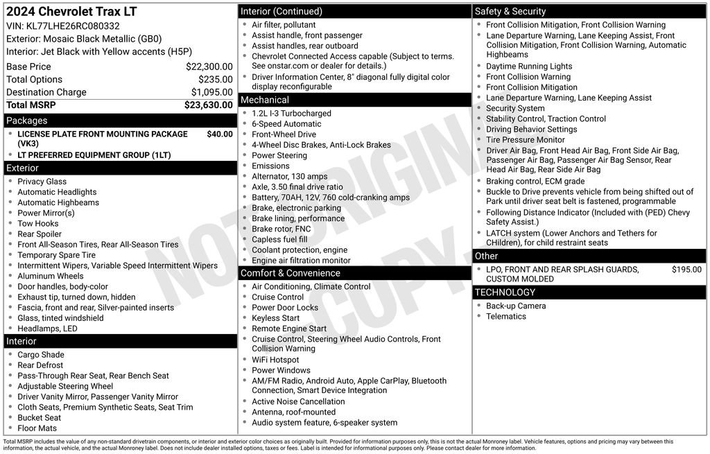 Used 2024 Chevrolet Trax LT image 2