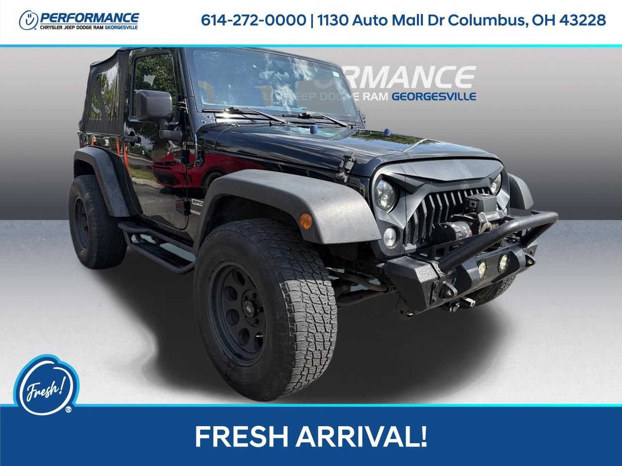 Used 2017 Jeep Wrangler Sport w/ Quick Order Package 24S AWD/4WD image 1