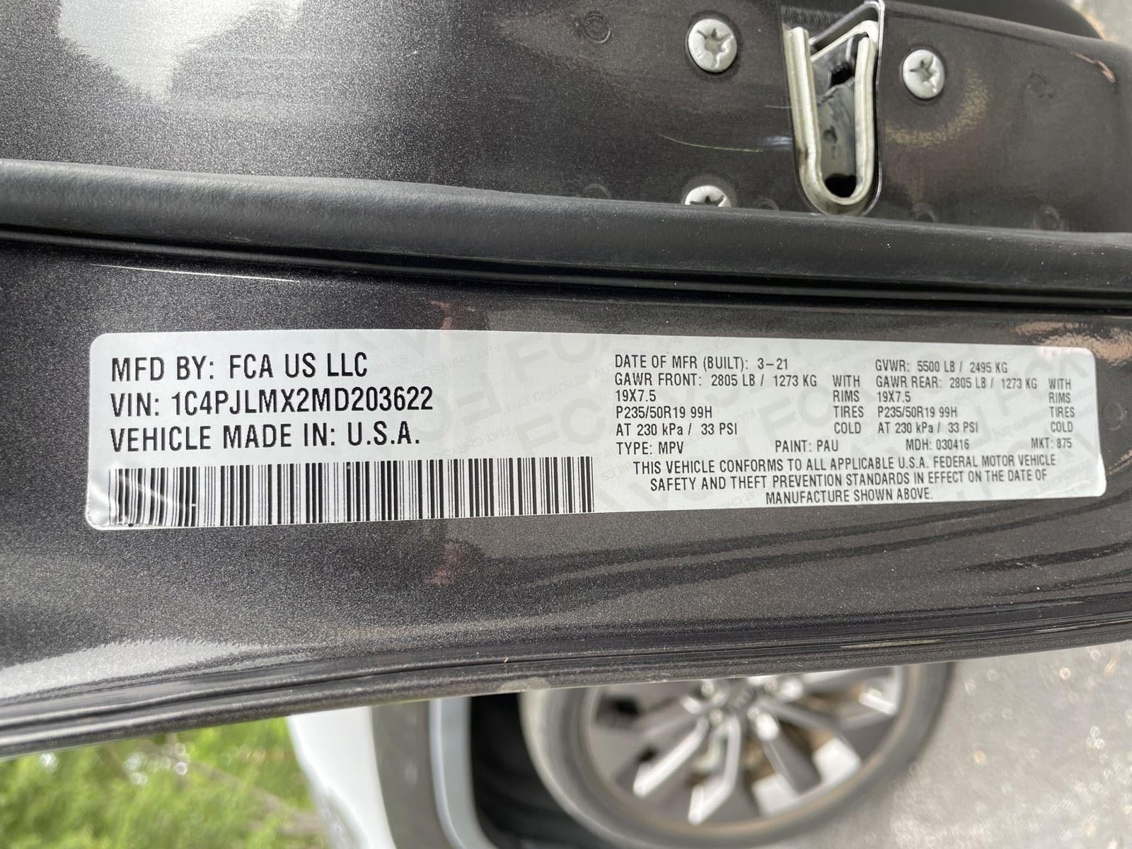 Certified 2021 Jeep Cherokee Latitude Lux 80th Anniv w/ Quick Order Package 26U 80TH FWD image 12