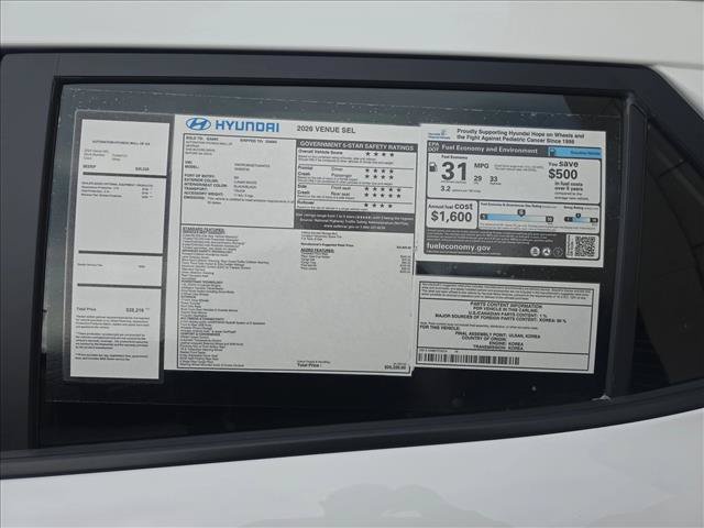 New 2026 Hyundai Venue SEL FWD image 19