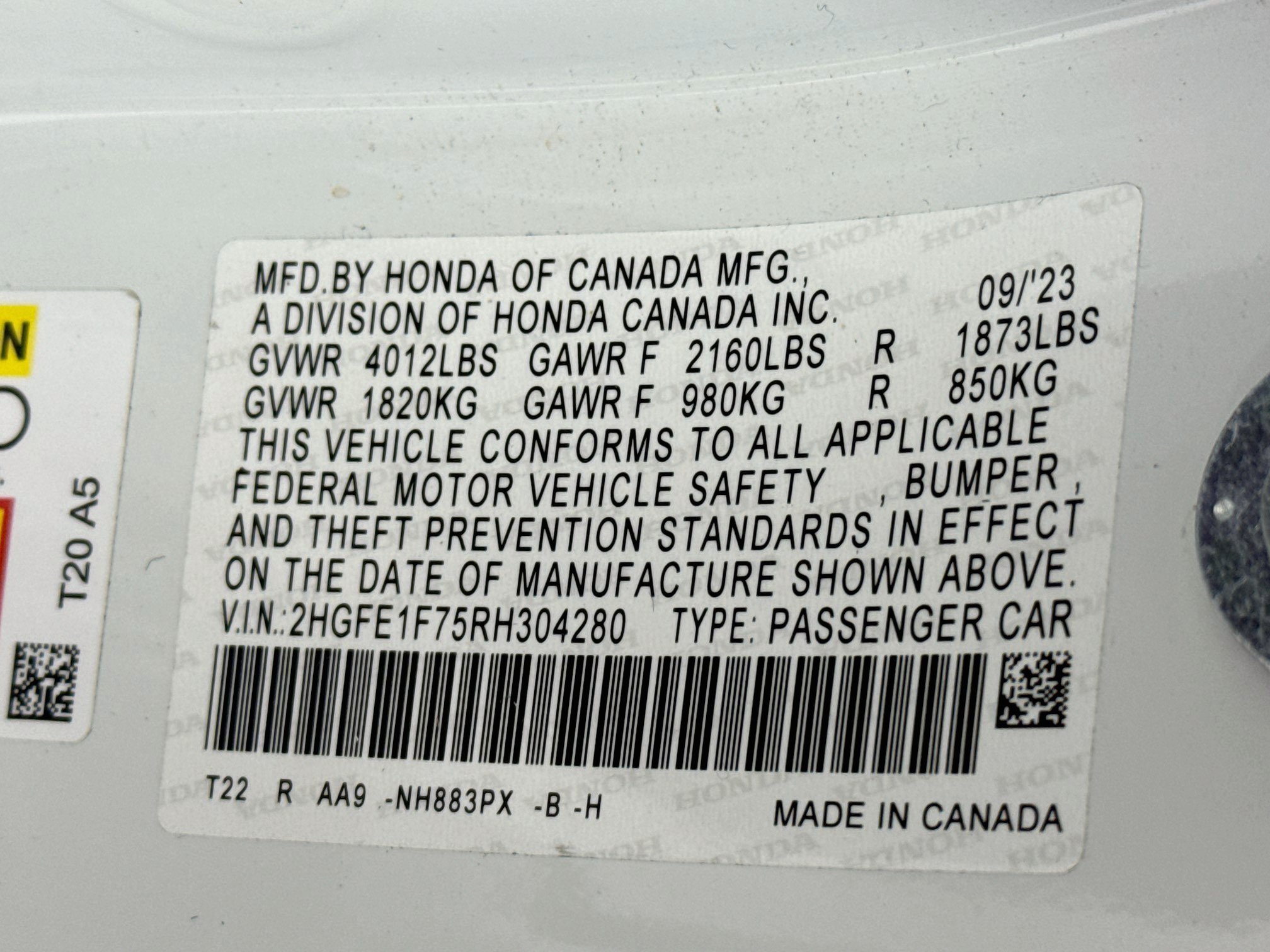 Certified 2024 Honda Civic EX image 31