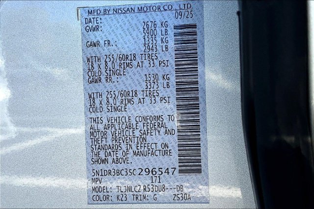 Used 2025 Nissan Pathfinder SV AWD/4WD image 19