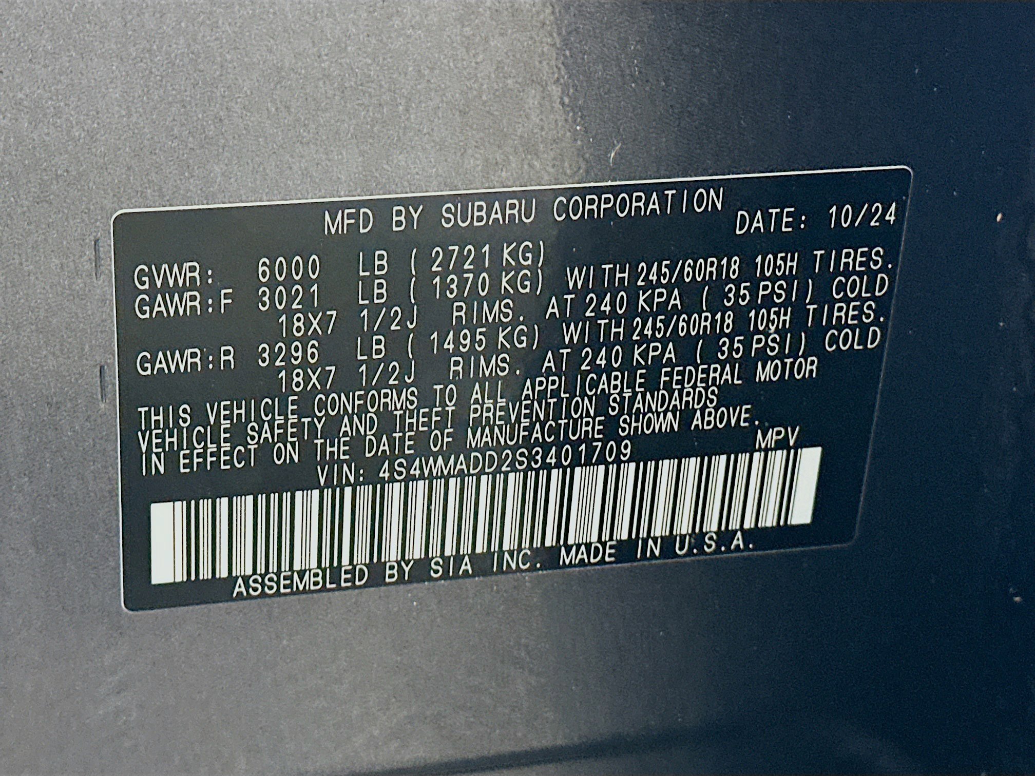 Used 2025 Subaru Ascent Premium image 12