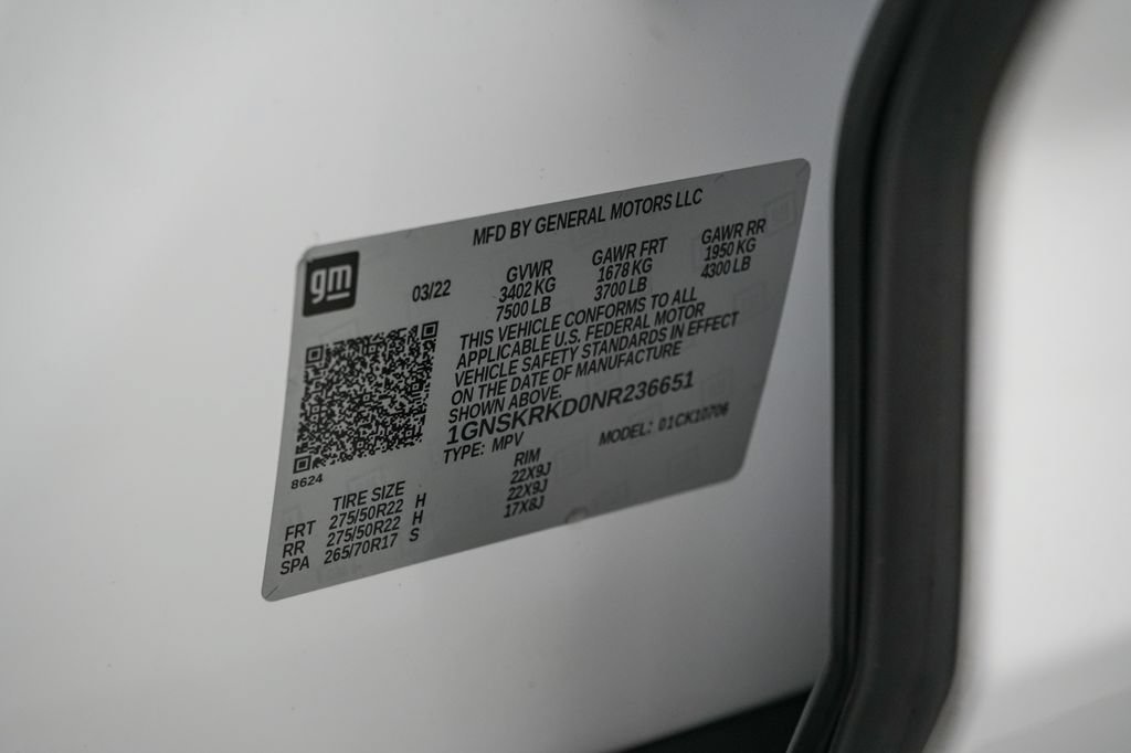 Used 2022 Chevrolet Tahoe RST w/ Luxury Package AWD/4WD image 29