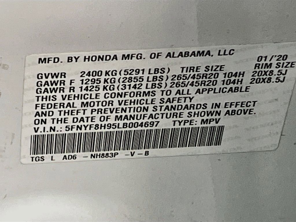 Used 2020 Honda Passport Touring image 34