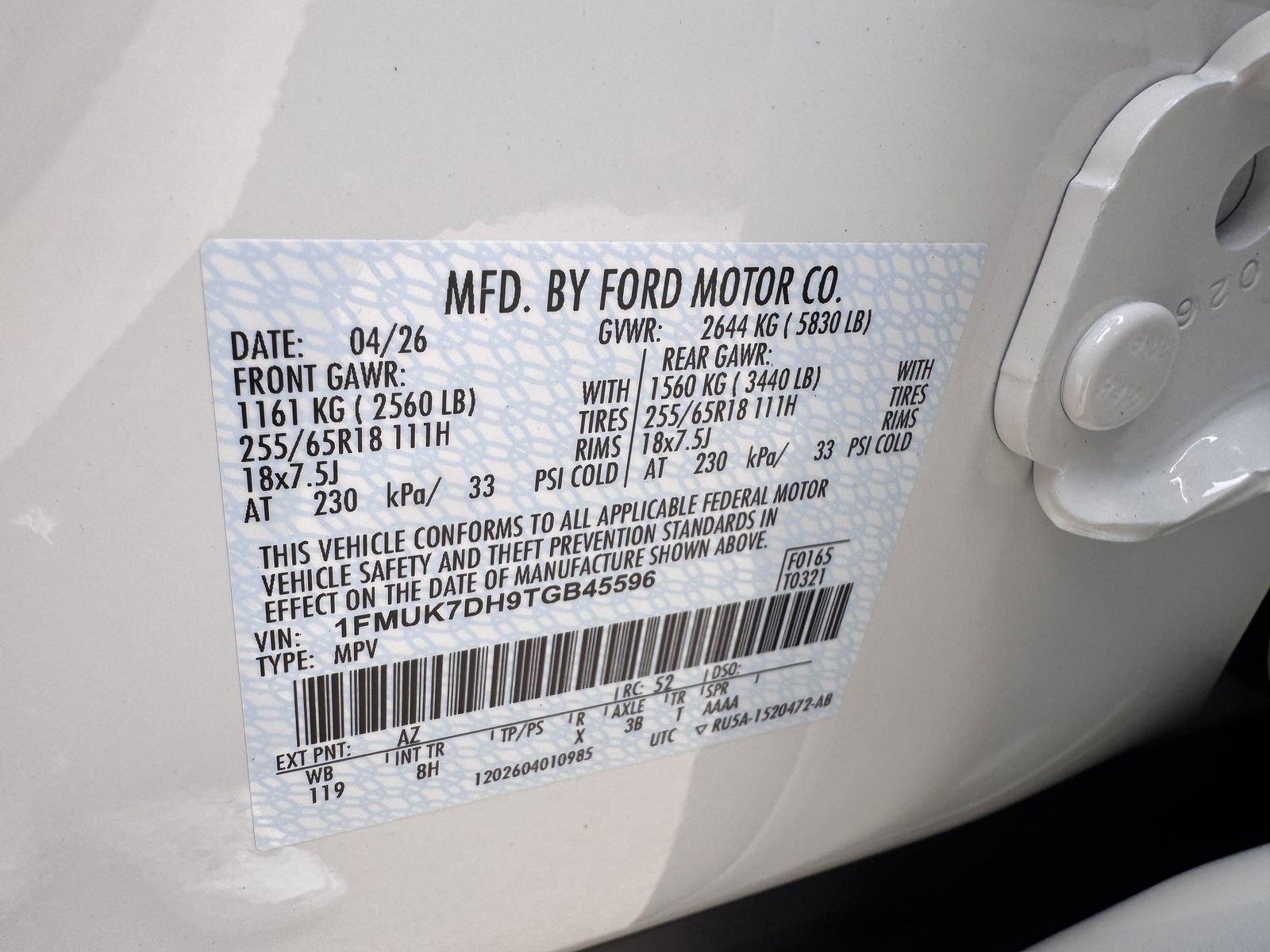New 2026 Ford Explorer Active image 27