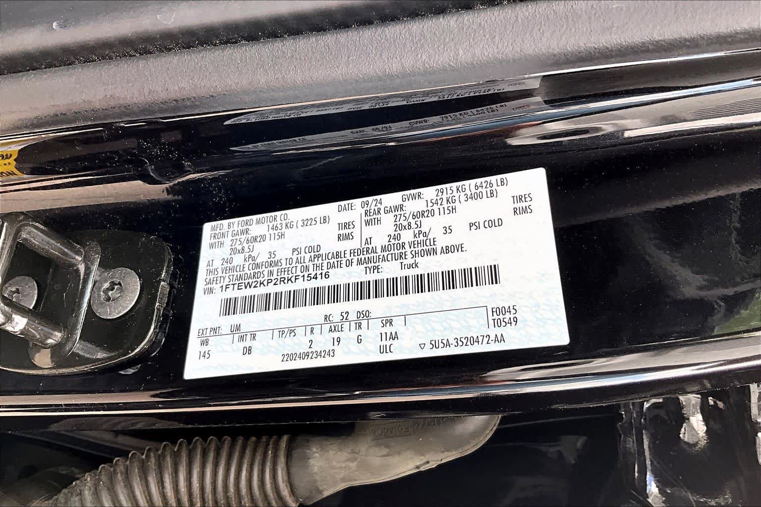 Used 2024 Ford F150 STX w/ STX Black Appearance Package RWD image 30