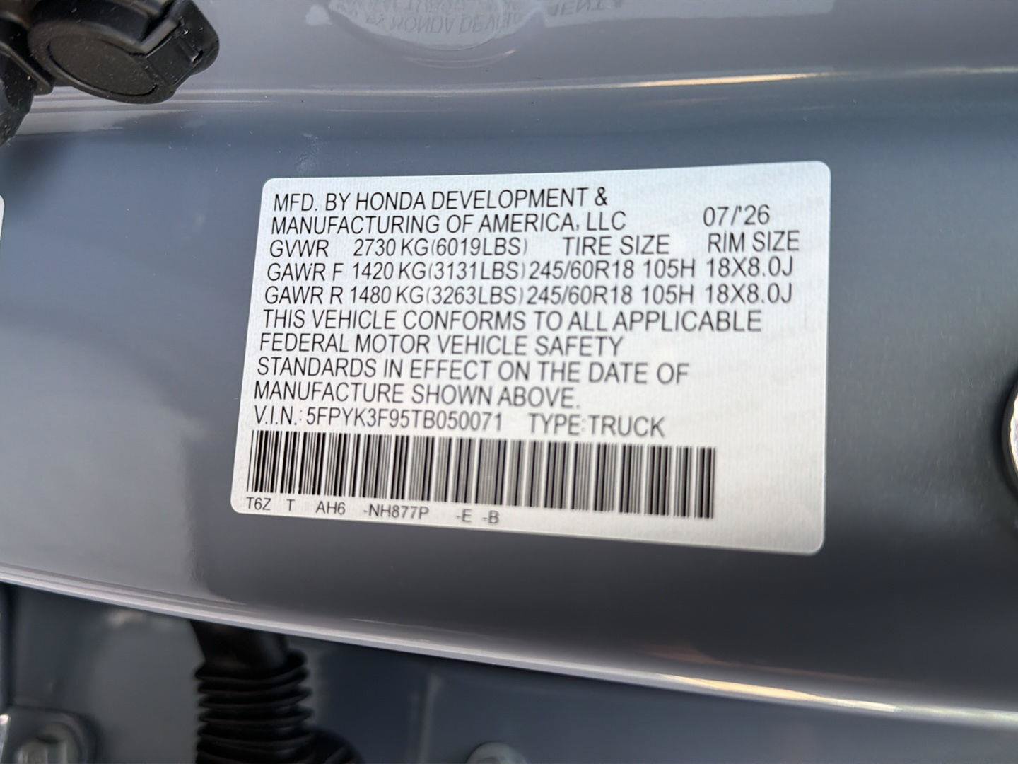 New 2026 Honda Ridgeline Black Edition image 37