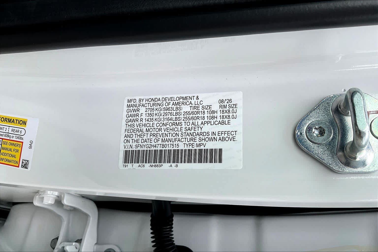 New 2026 Honda Pilot EX-L image 19