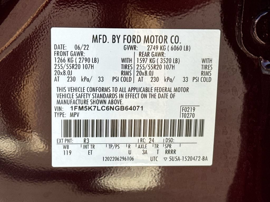 Certified 2022 Ford Explorer King Ranch w/ Class IV Trailer Tow Package RWD image 37
