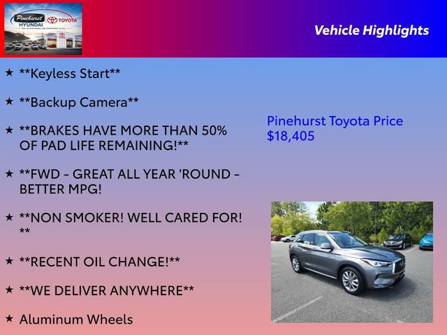 Used 2019 INFINITI QX50 Luxe w/ Navigation Package FWD image 31
