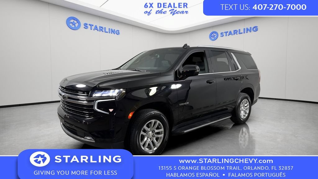 Certified 2022 Chevrolet Tahoe LT w/ Luxury Package AWD/4WD image 1
