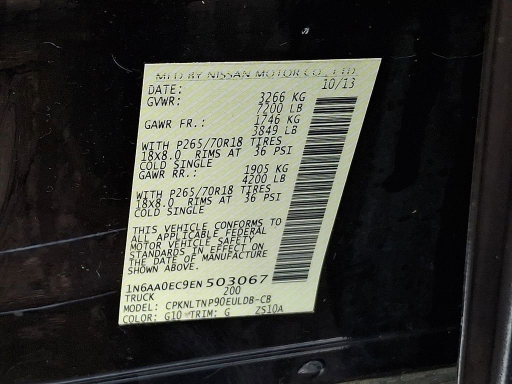 Used 2014 Nissan Titan SV w/ SV Value Truck Package image 26