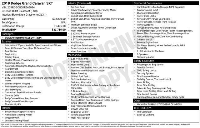 Used 2019 Dodge Grand Caravan SXT FWD image 31