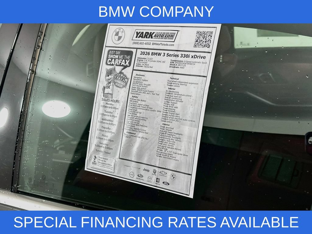 Used 2026 BMW 330i xDrive Sedan AWD/4WD image 10