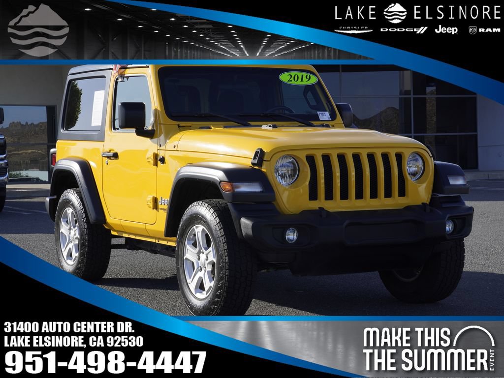 Certified 2019 Jeep Wrangler Sport