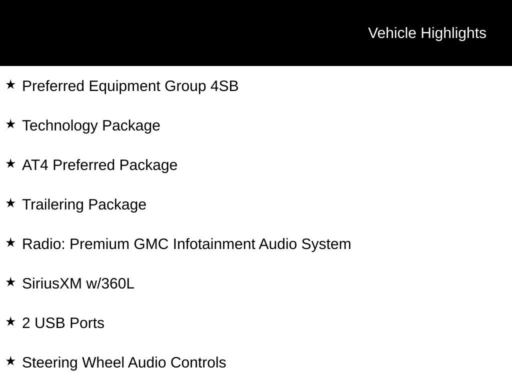 Used 2023 GMC Sierra 1500 AT4 w/ Technology Package image 20