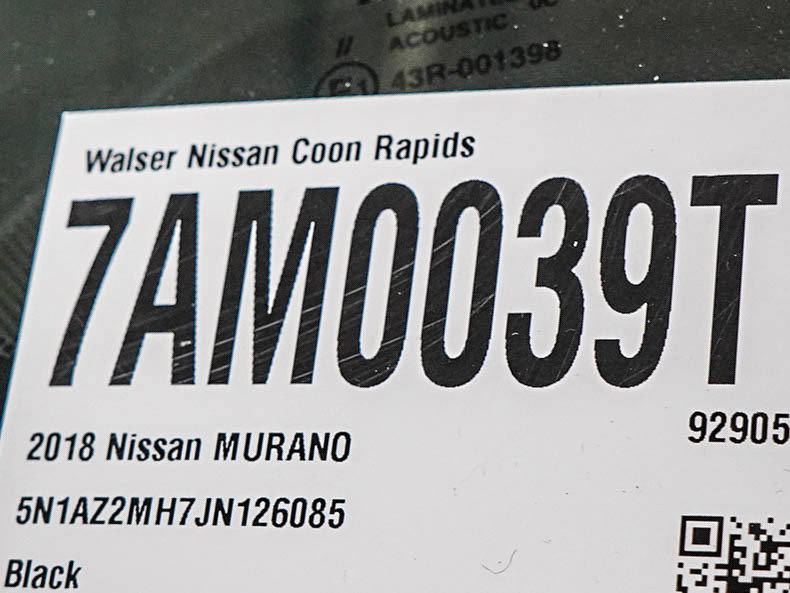 Used 2018 Nissan Murano SL w/ Moonroof Package AWD/4WD image 31