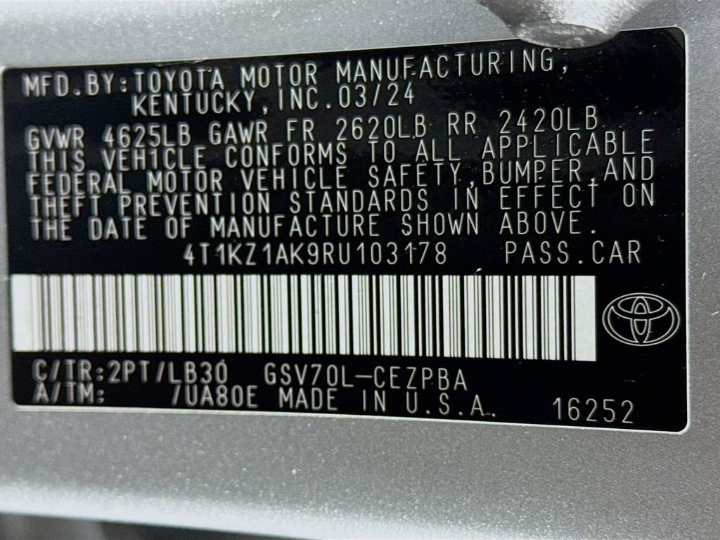 Certified 2024 Toyota Camry XSE image 21